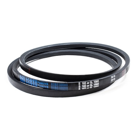 D&D B103/5L1060 Classical V-Belt, 106 in Outside Length, 21/32 in Top Width, 1 Ribs B103/5L1060